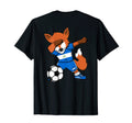Dabbing Fox Nicaragua Soccer Fans T-Shirt - Custom Art Print for Adults