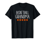 Basketball Grandma Sports Black Short T-Shirt - Custom Art Print Unisex