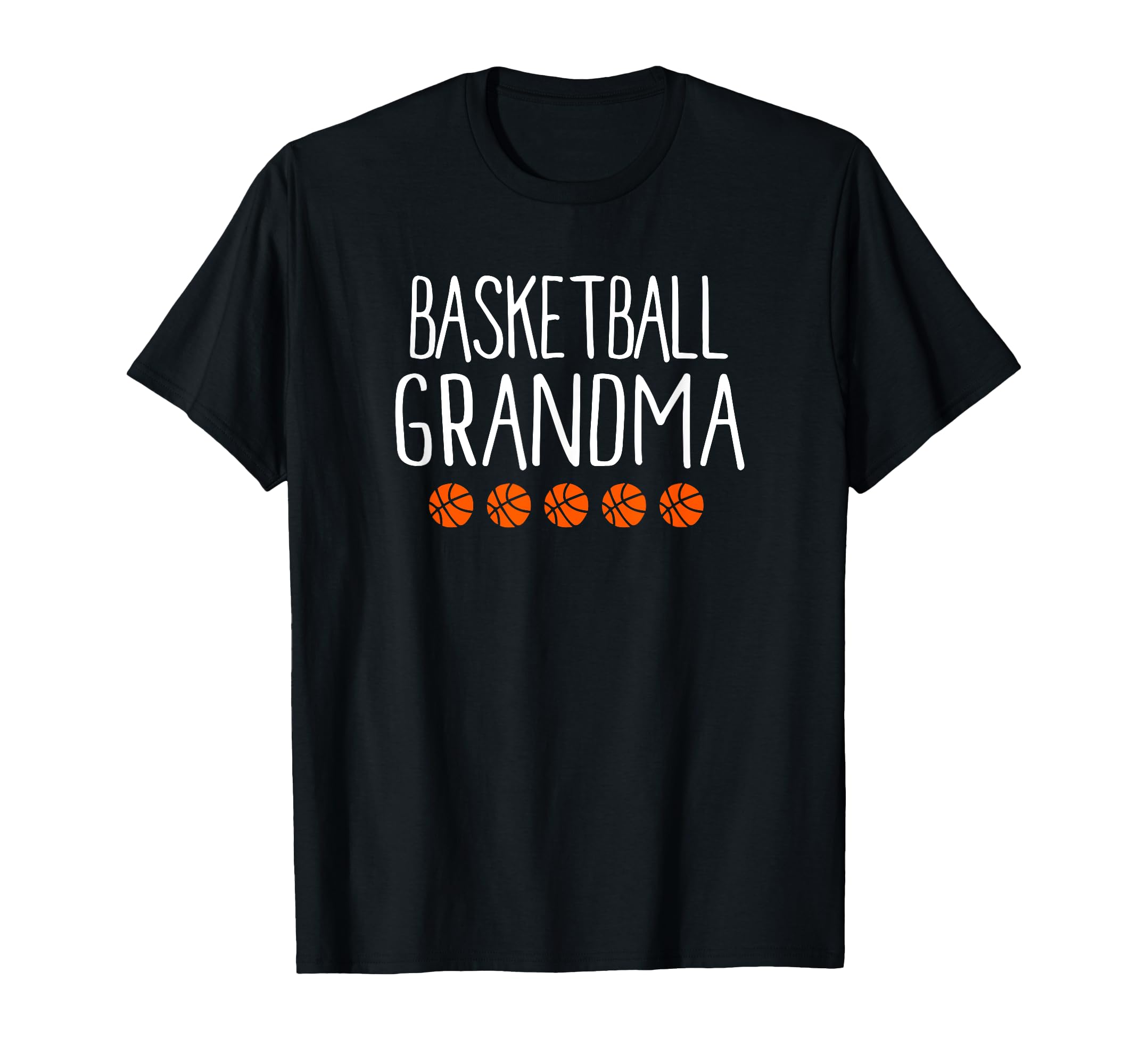 Basketball Grandma Sports Black Short T-Shirt - Custom Art Print Unisex