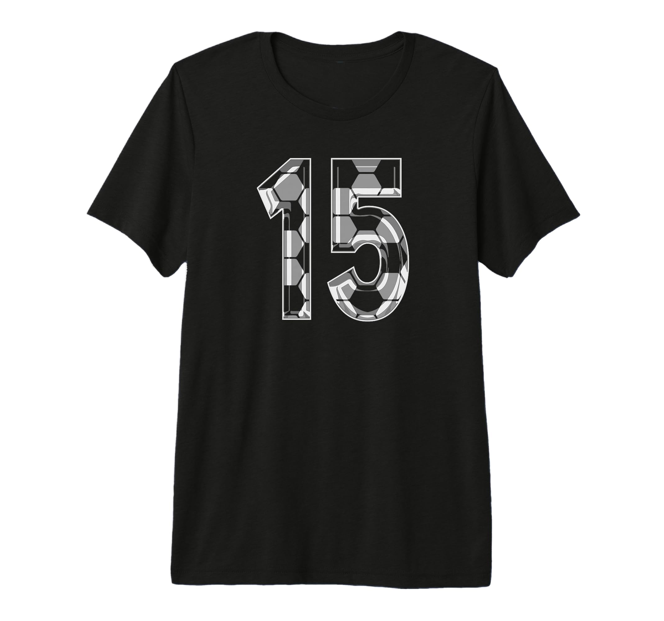 Soccer Number 15 Favorite Player 15 T-Shirt - Fun Novelty Design Unisex