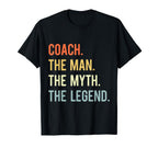 Coach Myth Legend T-Shirt - Minimalist Print Men Women