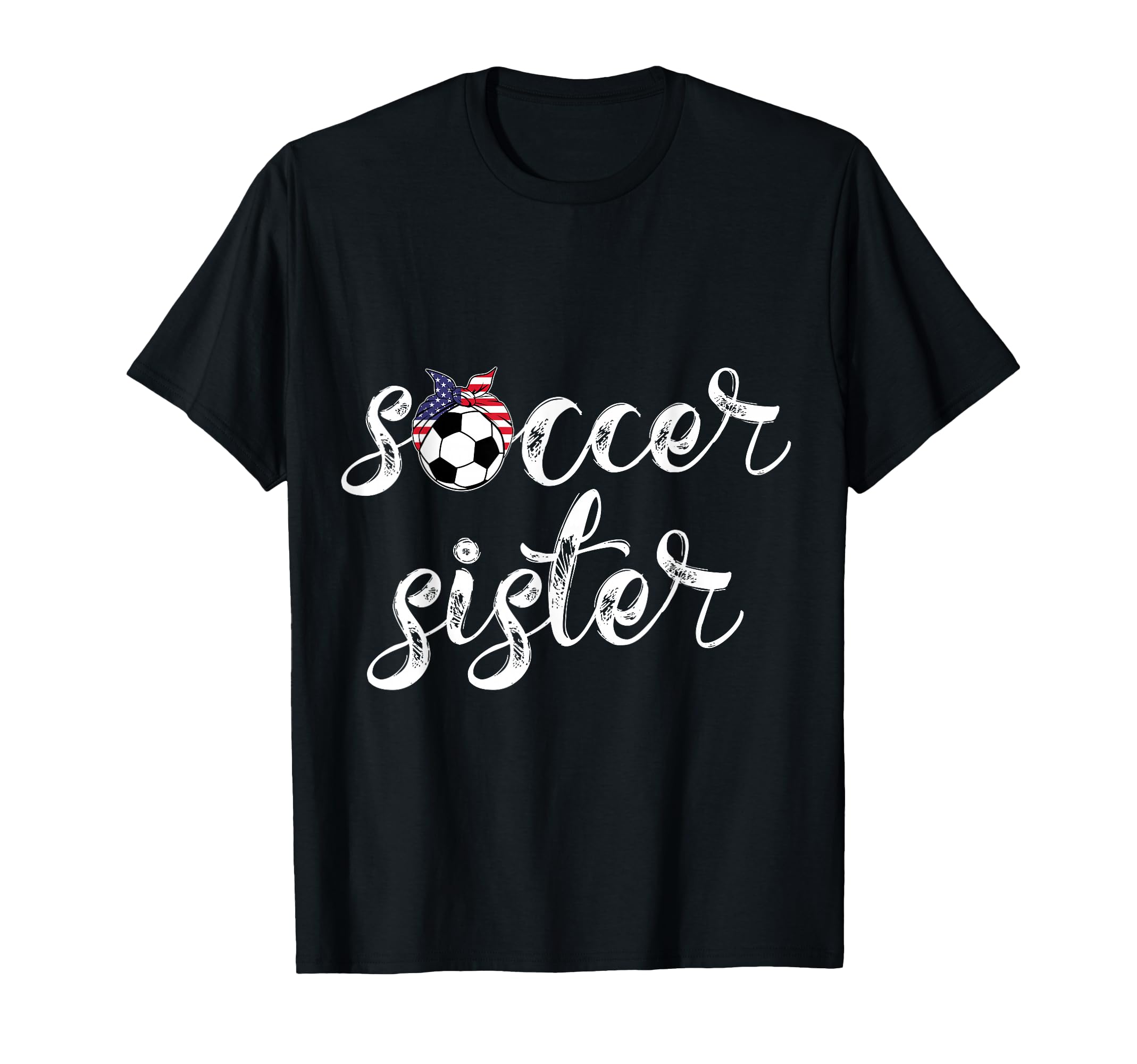 Womens Soccer Player Bandana Ball T-Shirt - Custom Art Print for Adults