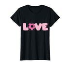 Soccer Soccer Player Love Soccer T-Shirt - Minimalist Print Men Women