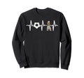 Soccer Standard Schnauzer Heartbeat Sweatshirt - Fun Novelty Design Unisex
