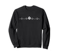 Soccer Heartbeat Soccer Lover Ball Sweatshirt - Graphic Print Men Women