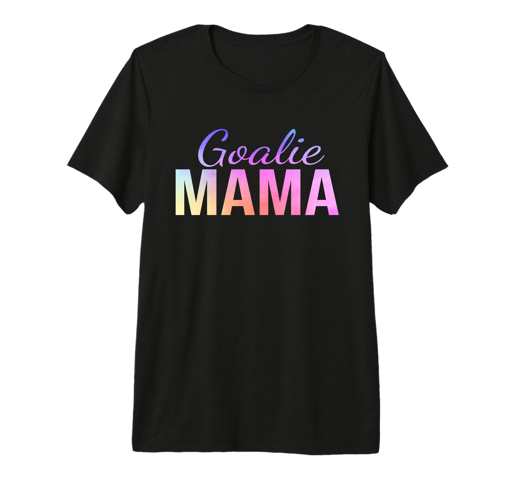 Goalie Mama Goalie Mom Lacrosse Soccer T-Shirt - Minimalist Print Unisex