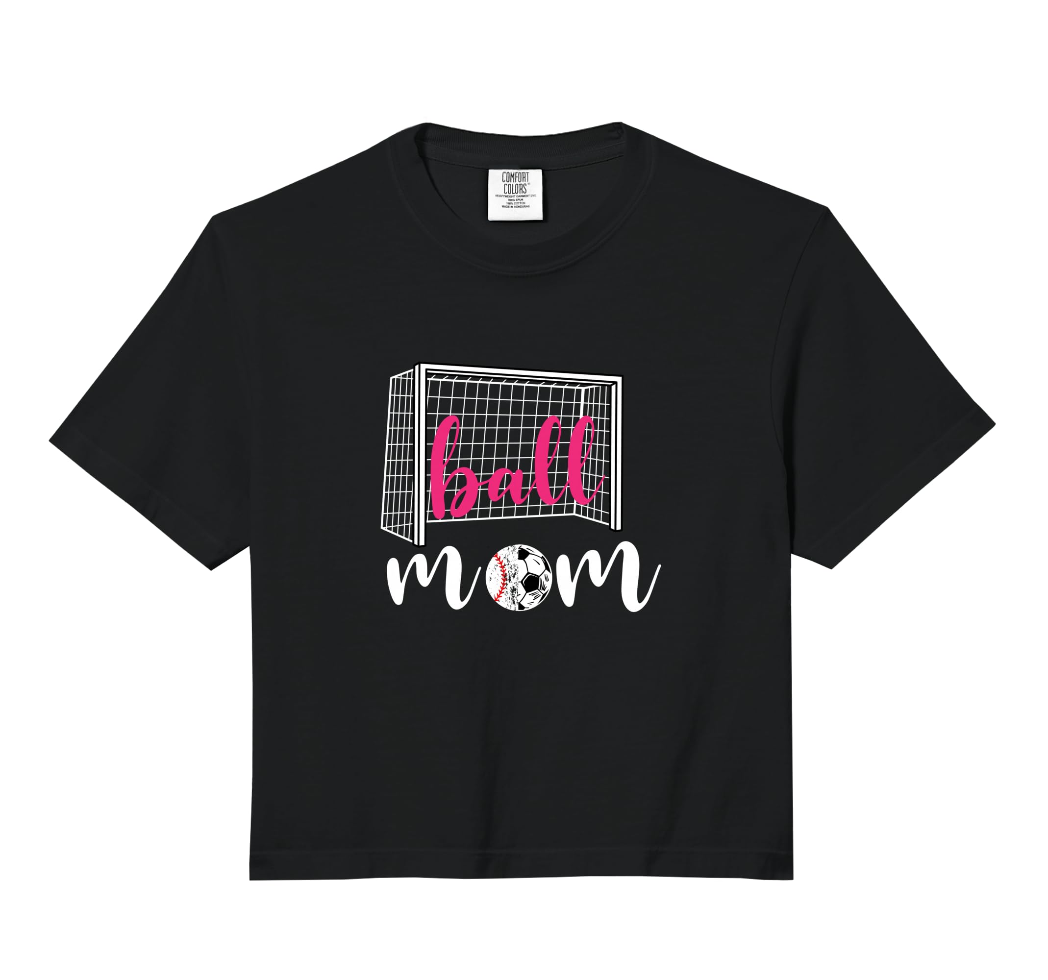 Soccer Mom Ball Football Game Day T-Shirt - Novelty Apparel for Adults