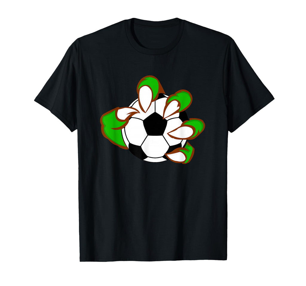 Monster Claw Soccer Ball Sports Lover T-Shirt - Trendy Graphic Unisex
