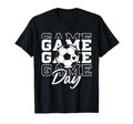 Game Day Soccer Ball Soccer Mom Supporter T-Shirt - Graphic Print Men Women