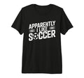 Apparently I Like Soccer Season Funny T-Shirt - Aesthetic Graphic Unisex