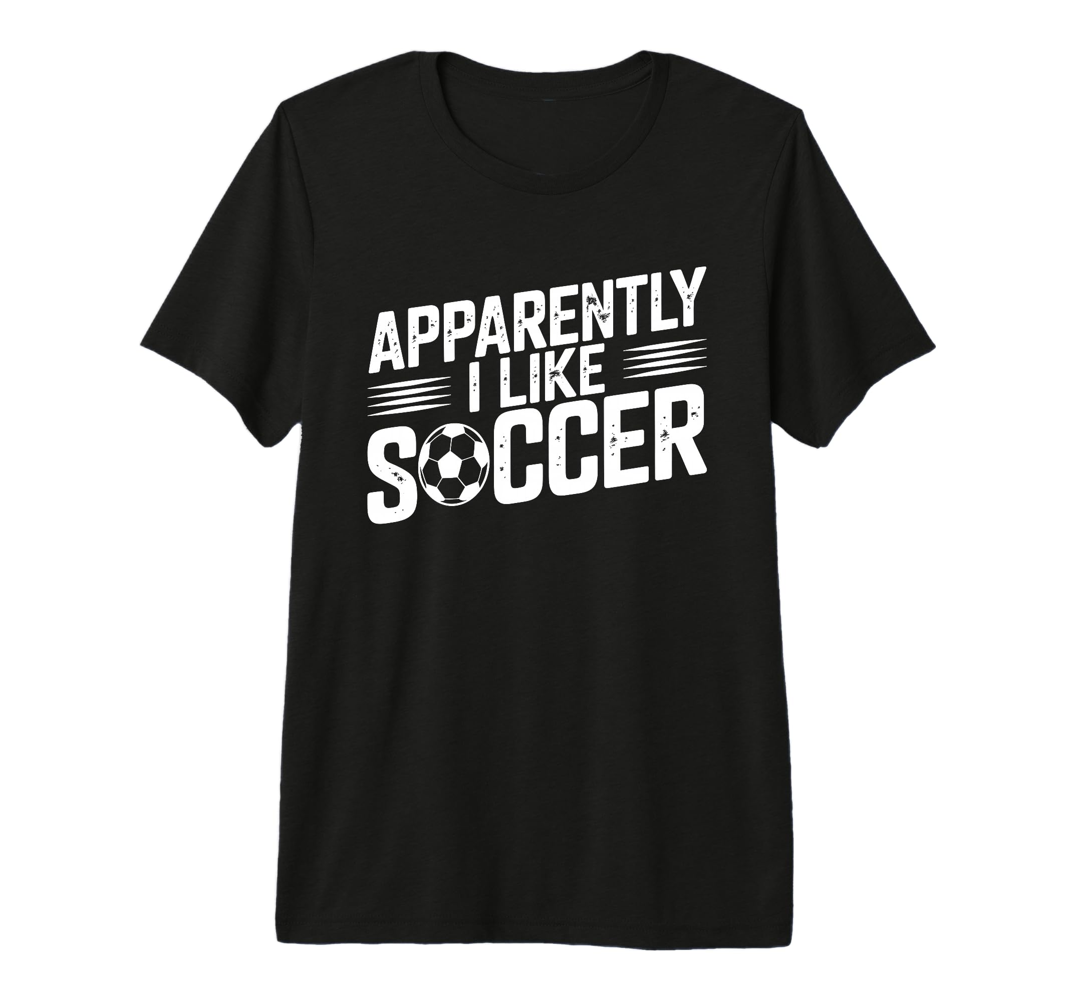 Apparently I Like Soccer Season Funny T-Shirt - Aesthetic Graphic Unisex