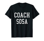 Coach Sosa Custom Football Soccer T-Shirt - Unique Graphic for Adults