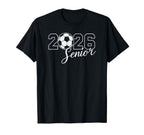 Senior 2026 Soccer Mom High School T-Shirt - Casual Everyday Wear Unisex