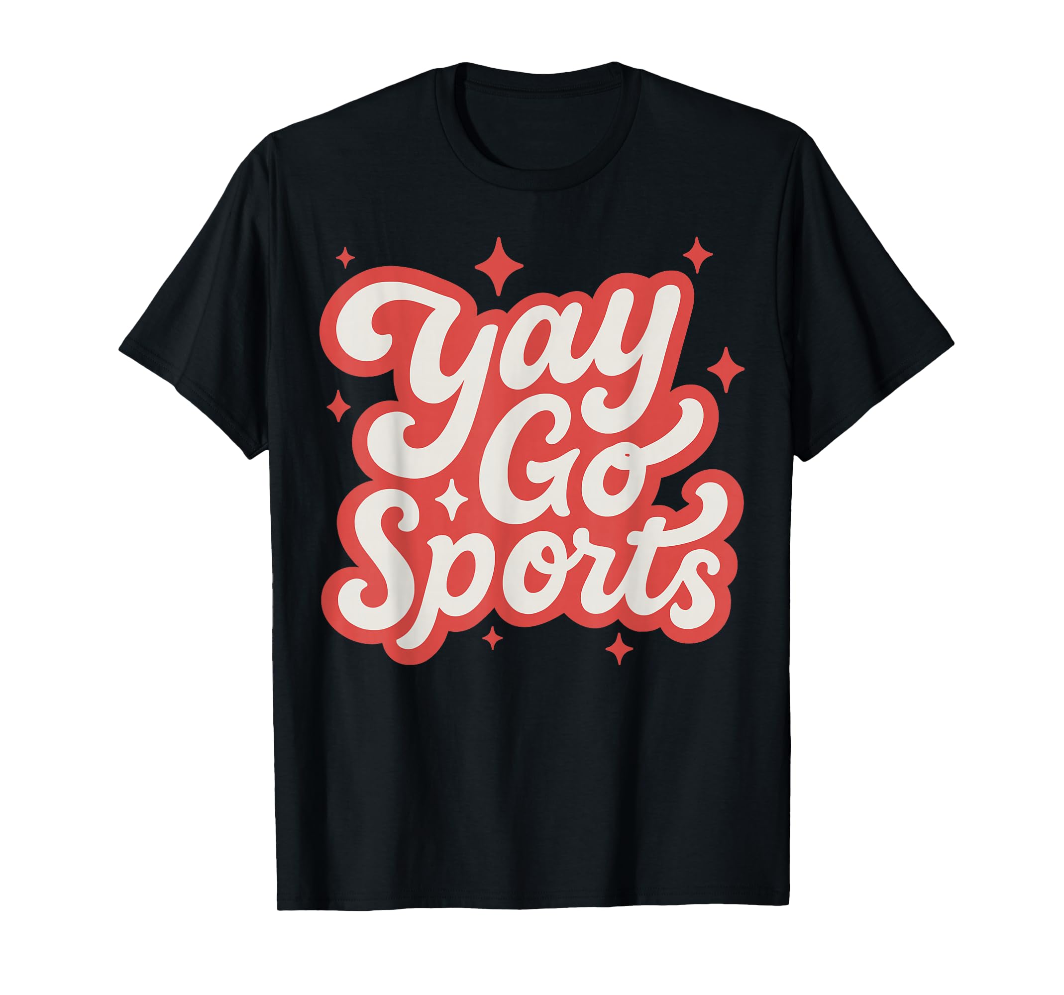 Yay Go Sports Funny Game Day T-Shirt - Streetwear Style for Adults