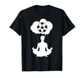 I Love Soccer Football Player T-Shirt - Minimalist Print for Adults