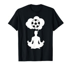 I Love Soccer Football Player T-Shirt - Minimalist Print for Adults