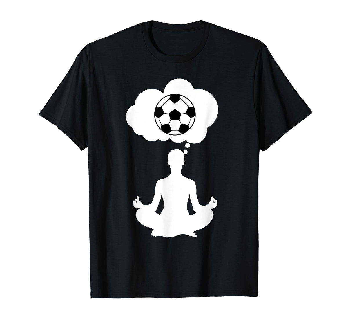 I Love Soccer Football Player T-Shirt - Minimalist Print for Adults