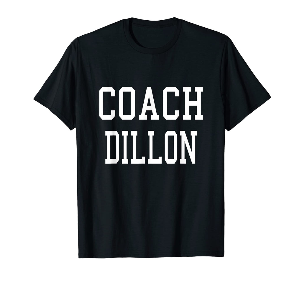 Coach Dillon Custom Football Soccer T-Shirt - Minimalist Print for Adults