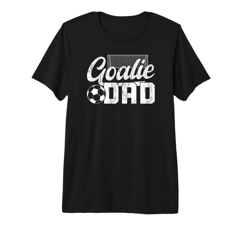 Mens Soccer Goalie Dad Soccer Goalkeeper T-Shirt - Unique Graphic Unisex