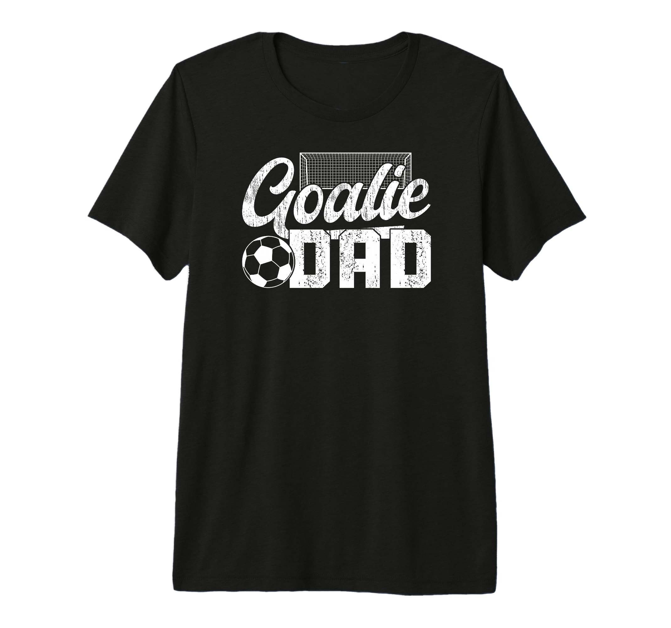 Mens Soccer Goalie Dad Soccer Goalkeeper T-Shirt - Unique Graphic Unisex
