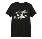 Soccer Goalie Nanny Soccer Keeper T-Shirt - Minimalist Print for Adults