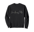 Funny Heartbeat Soccer Goalie Sweatshirt - Casual Everyday Wear Men Women
