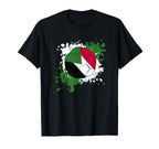 Soccer Ball Flag Sudan T-Shirt - Unique Graphic Men Women