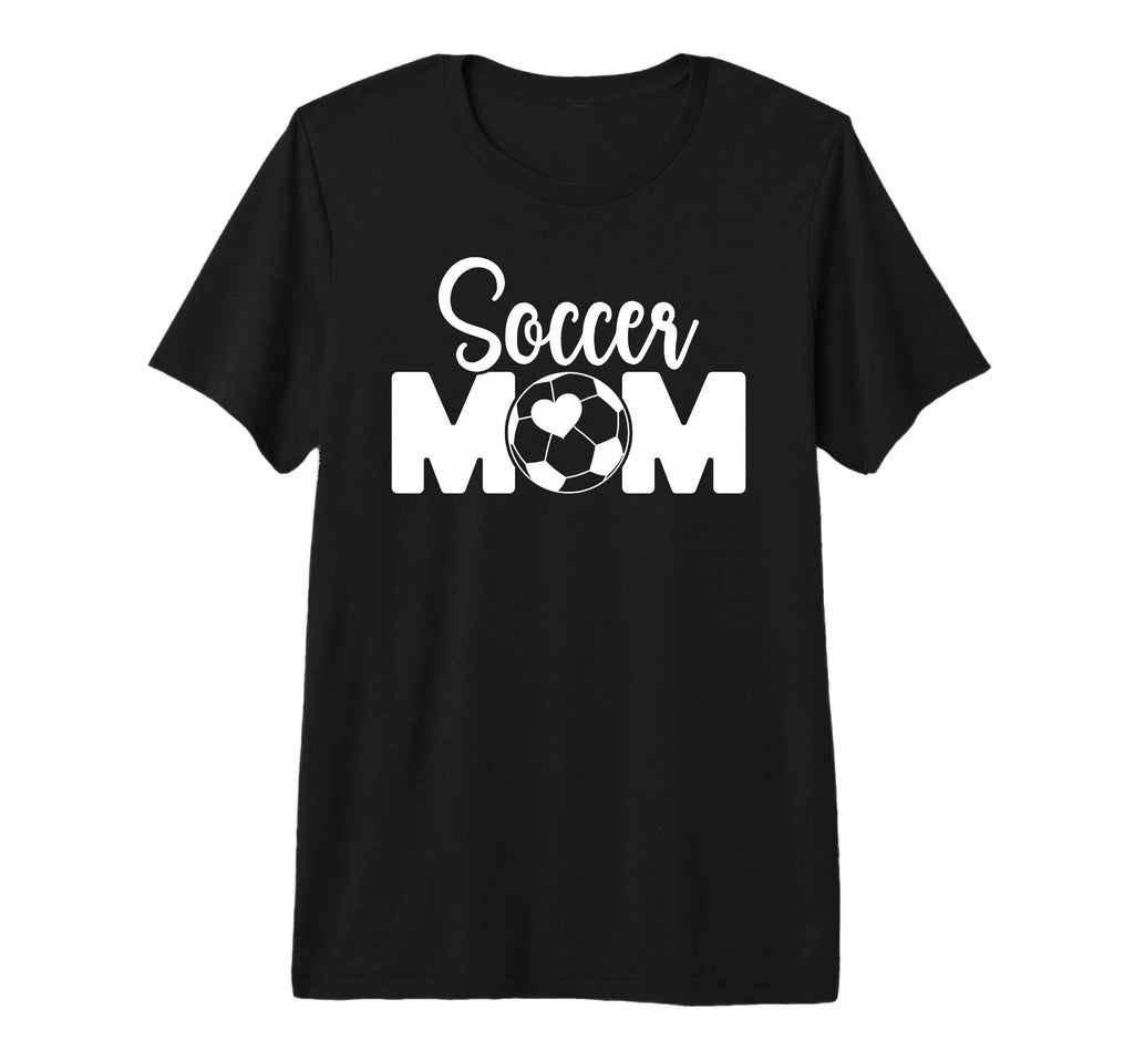Soccer Mom Soccer Player Mom T-Shirt - Casual Everyday Wear for Adults