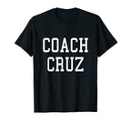 Coach Cruz Custom Football Soccer T-Shirt - Trendy Graphic Men Women