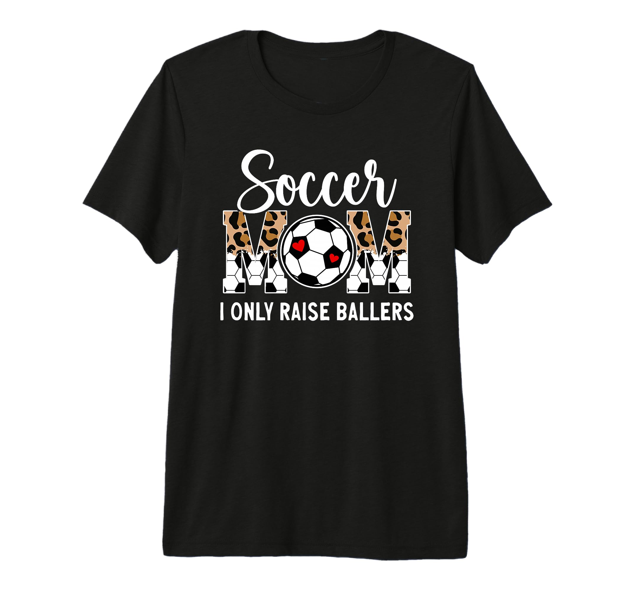 Soccer Mom I Only Raise Ballers Mom T-Shirt - Trendy Graphic for Adults