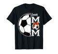 Soccer Mom Bow Mama Mommy T-Shirt - Casual Everyday Wear for Adults
