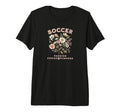 Soccer Coach Senior Night Tri Blend T-Shirt - Aesthetic Graphic for Adults