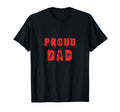 Proud Dad Talented Soccer T-Shirt - Graphic Print Men Women
