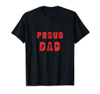 Proud Dad Talented Soccer T-Shirt - Graphic Print Men Women