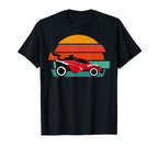 Octane Rocket Soccer Sunset Distressed T-Shirt - Fun Novelty Design Unisex