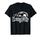 Knights Soccer Must Have Trendy T-Shirt - Fun Novelty Design for Adults