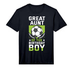 Great Aunt Birthday Soccer Player T-Shirt - Streetwear Style for Adults