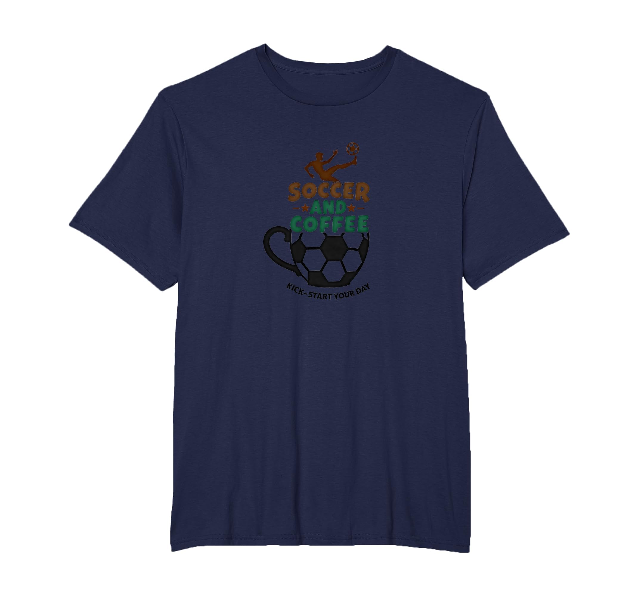 Soccer Mom Soccer And Coffee Kick Sweatshirt - Custom Art Print Men Women