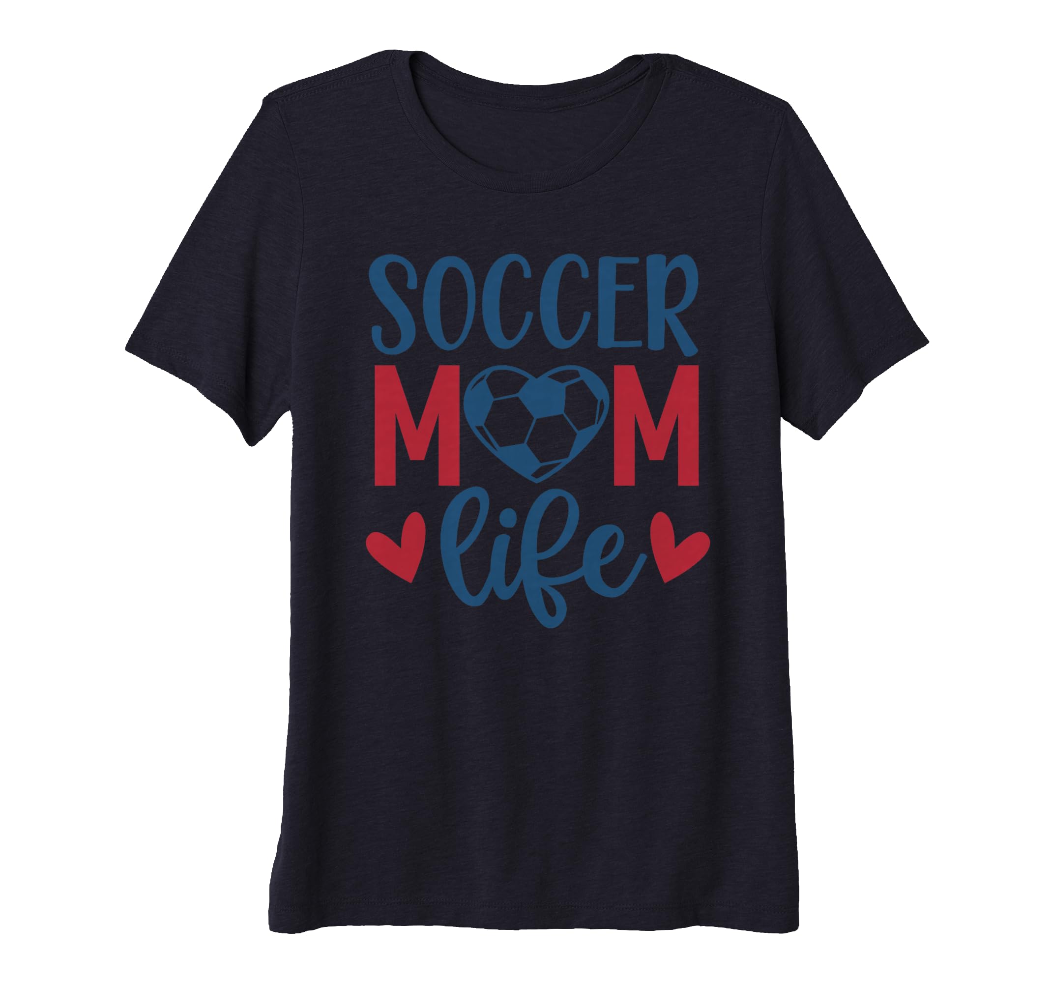 Womens Soccer Mom Life Soccer Mother T-Shirt - Streetwear Style for Adults