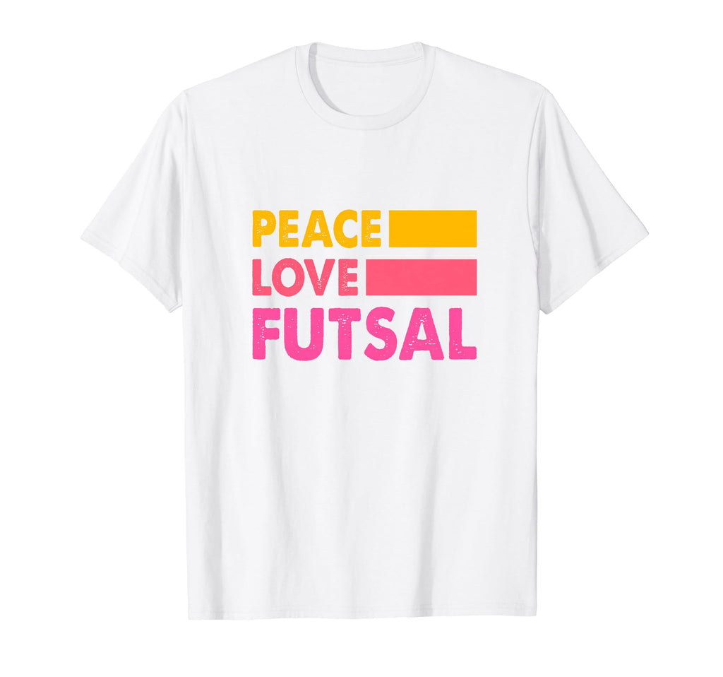 Peace Love Futsal Indoor Soccer T-Shirt - Minimalist Print Men Women