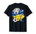 Dabbing Dalmatian Ukraine Soccer Fans T-Shirt - Unique Graphic Unisex