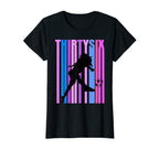 Womens 36Th Soccer Birthday Goals Score T-Shirt - Minimalist Print Unisex