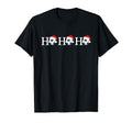 Ho Ho Ho Soccer Ball Mens Funny Soccer T-Shirt - Graphic Print Men Women