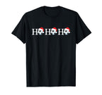 Ho Ho Ho Soccer Ball Mens Funny Soccer T-Shirt - Graphic Print Men Women