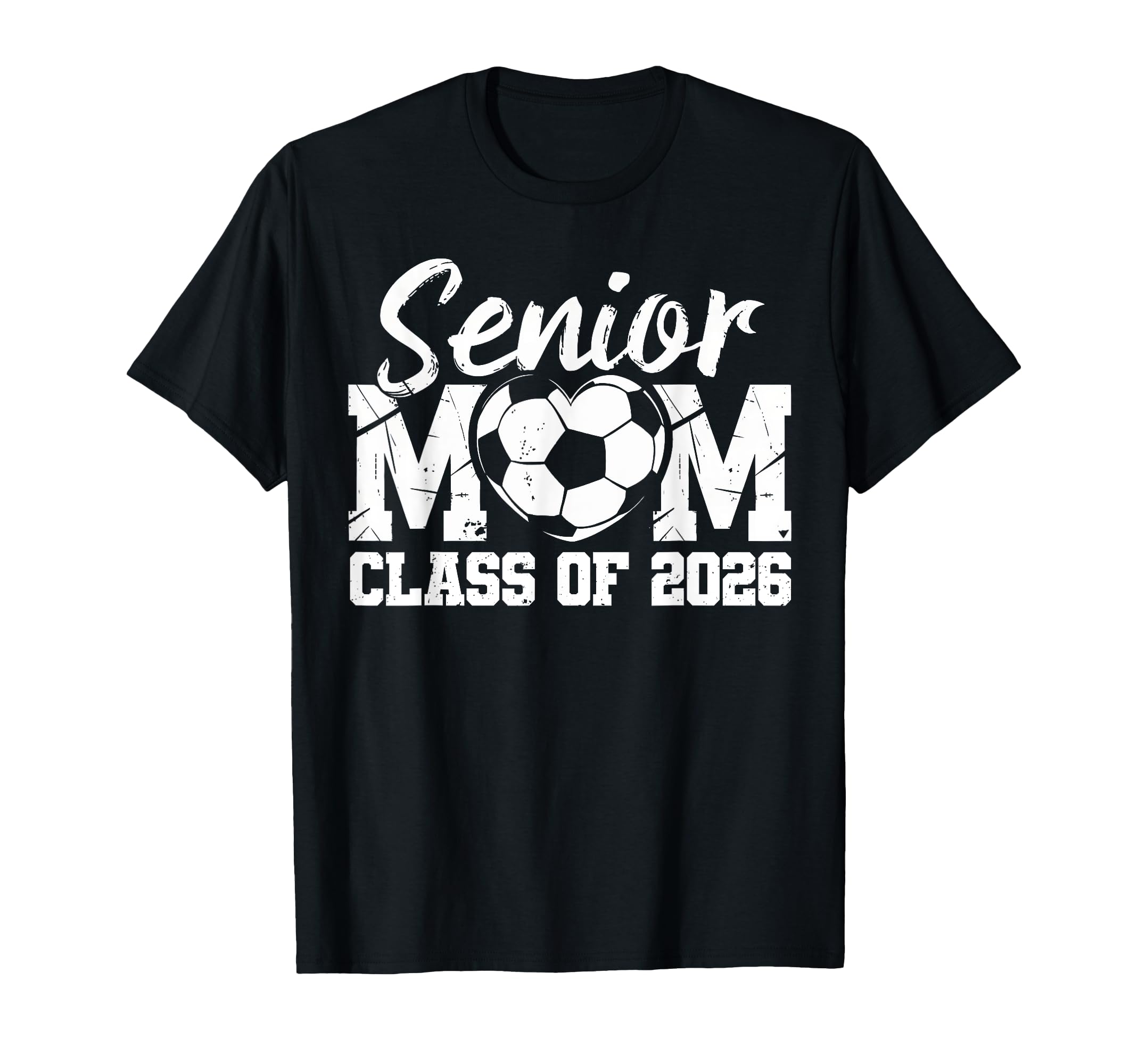 Soccer Senior Mom Class 2026 Graduate T-Shirt - Novelty Apparel for Adults