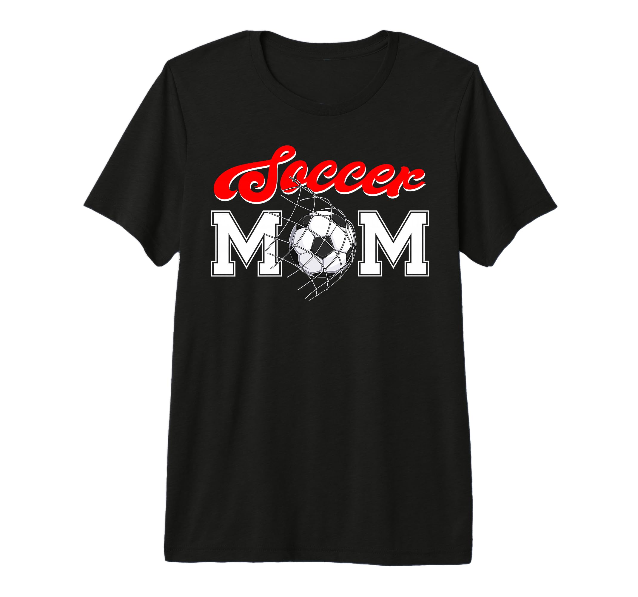 Funny Soccer Mom Soccer Mama Happy T-Shirt - Casual Everyday Wear Unisex
