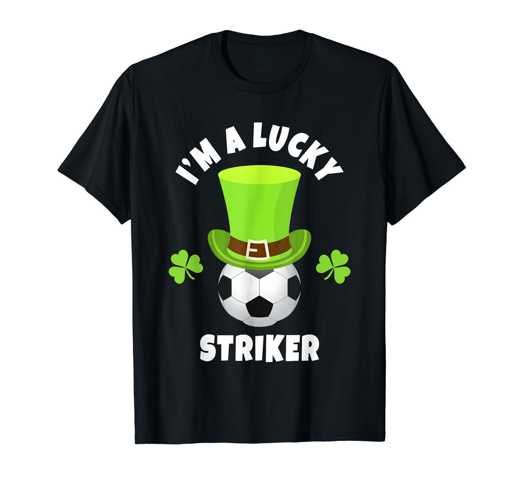 Soccer Strikers Im Lucky Striker T-Shirt - Casual Everyday Wear for Adults