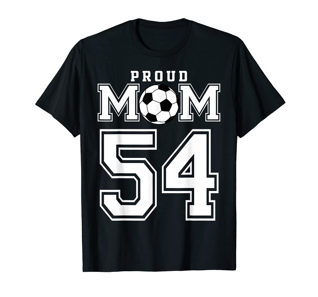 Number 54 Custom Proud Soccer Futbol T-Shirt - Minimalist Print Men Women