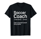 Soccer Coach Soccer Coach Gifts Head T-Shirt - Streetwear Style Men Women