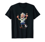 Soccer Grandpa Grandfather Soccer T-Shirt - Minimalist Print for Adults
